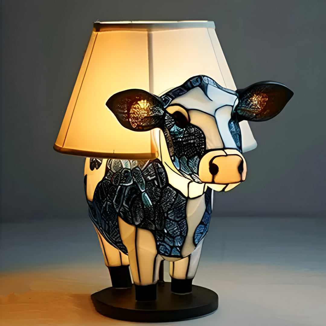 Lampada Artigianale – Magical Holstein Cow