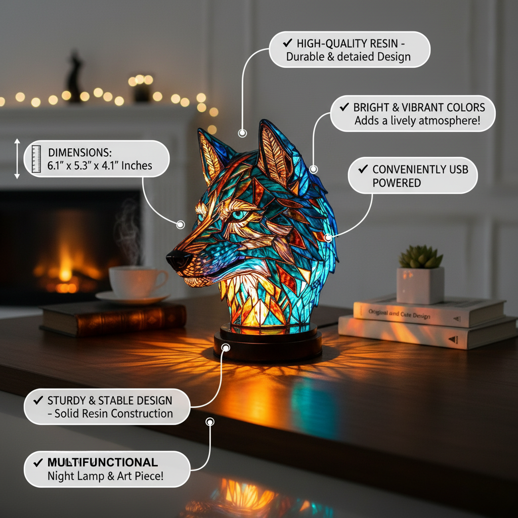 Bo – La Lampada Lupo Incantevole