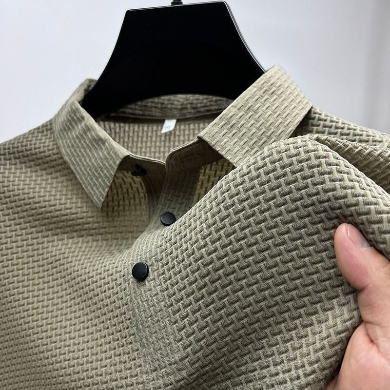 Achetez 1 Recevez-en 2 – Polo Rafraîchissant En Jacquard