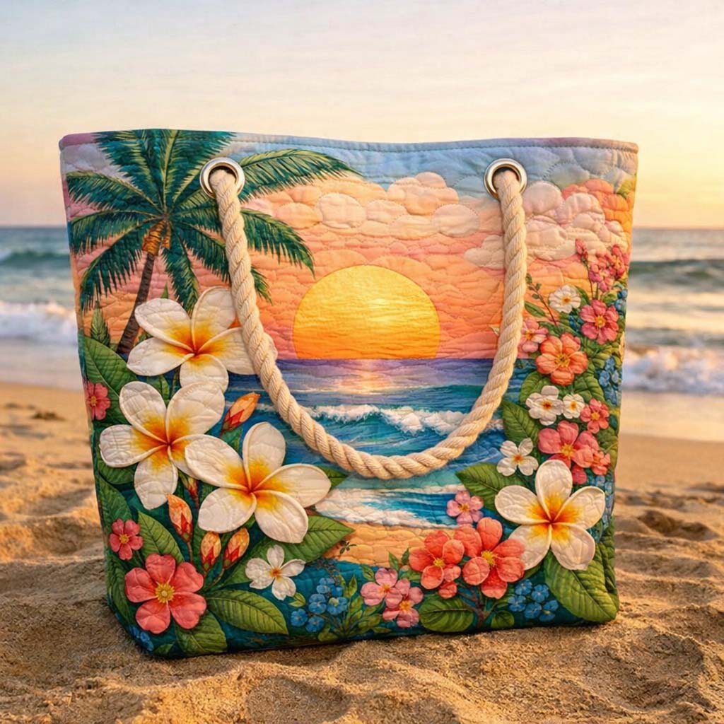 Borsa da Spiaggia Fatta a Mano | Brezza Tropicale