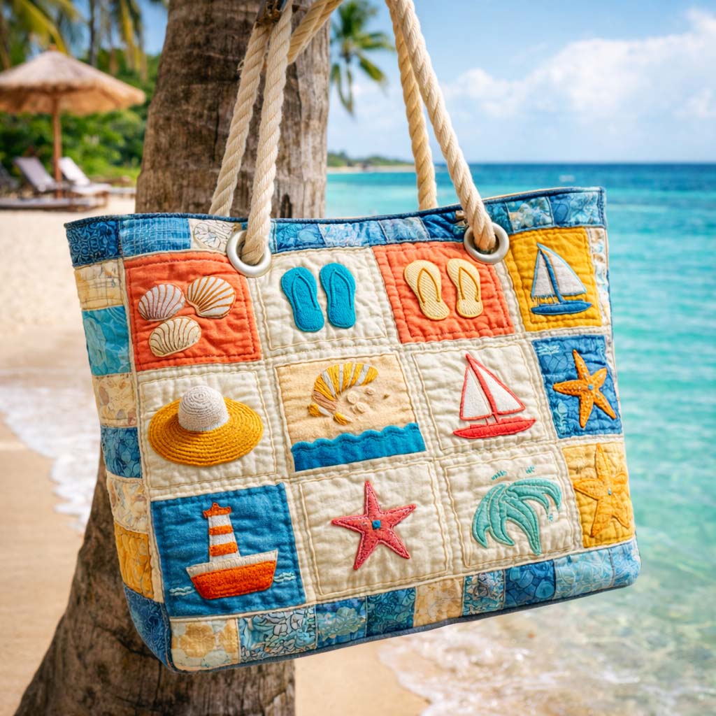 Borsa da Spiaggia Fatta a Mano
