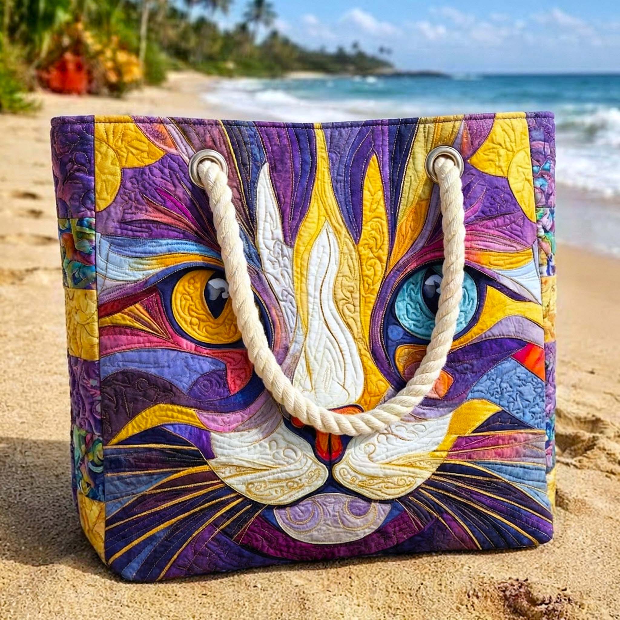 Borsa da Spiaggia Fatta a Mano | Catitude