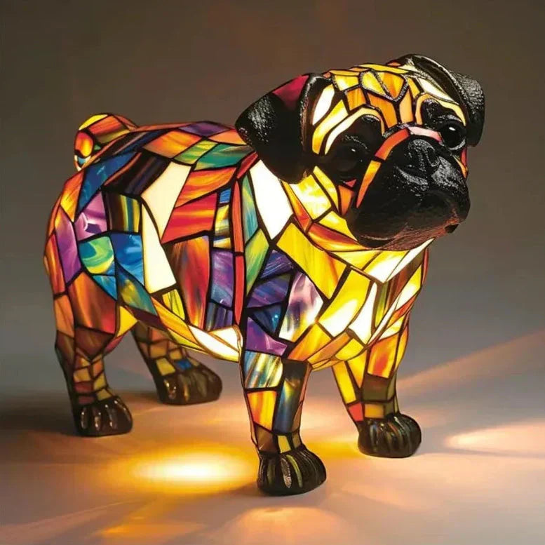 Lampada Artigianale – Pippa The Pug Of Eternal Glow and Warm Hearth