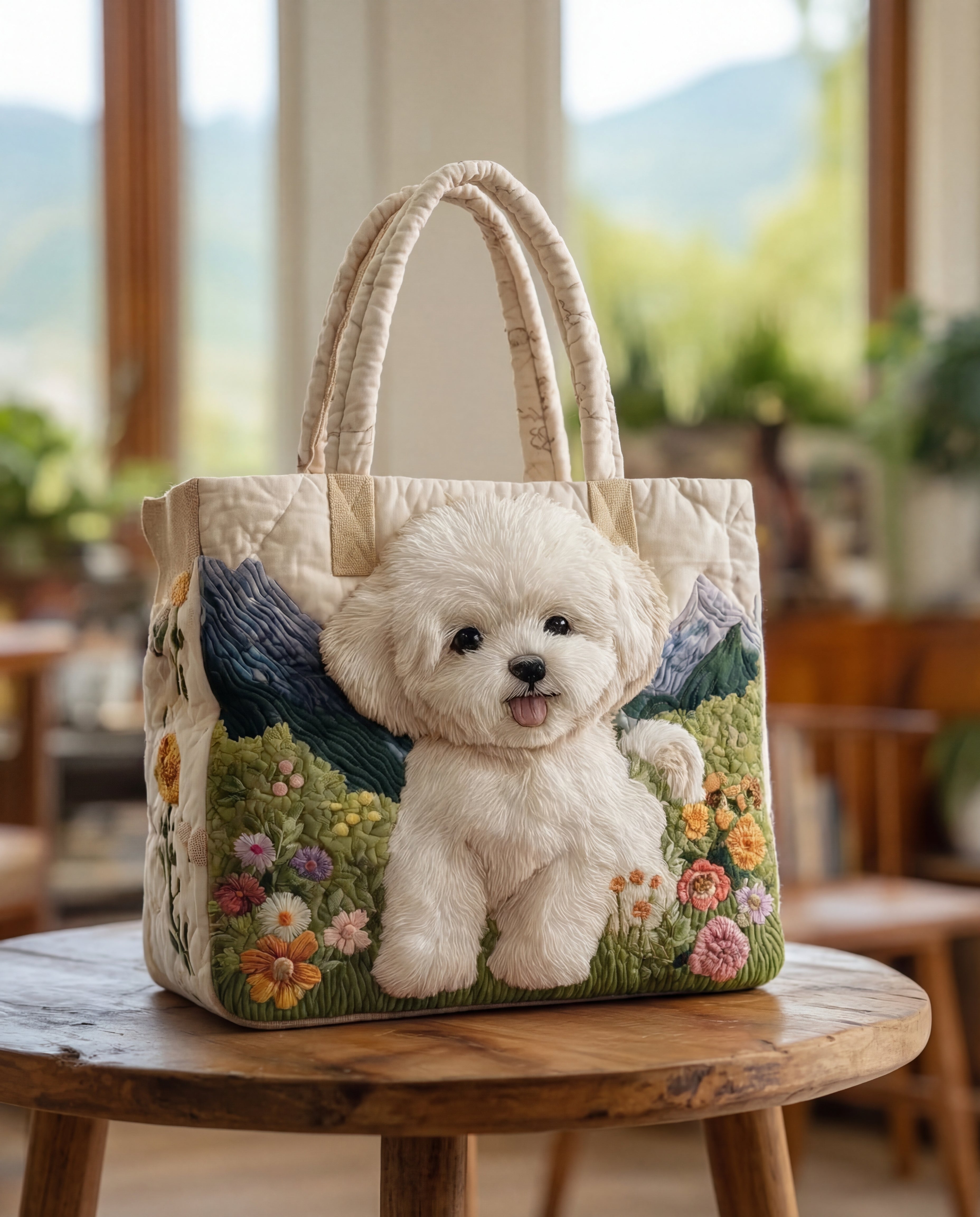 Borsa Artigianale Trapuntata “Cane Incantato”