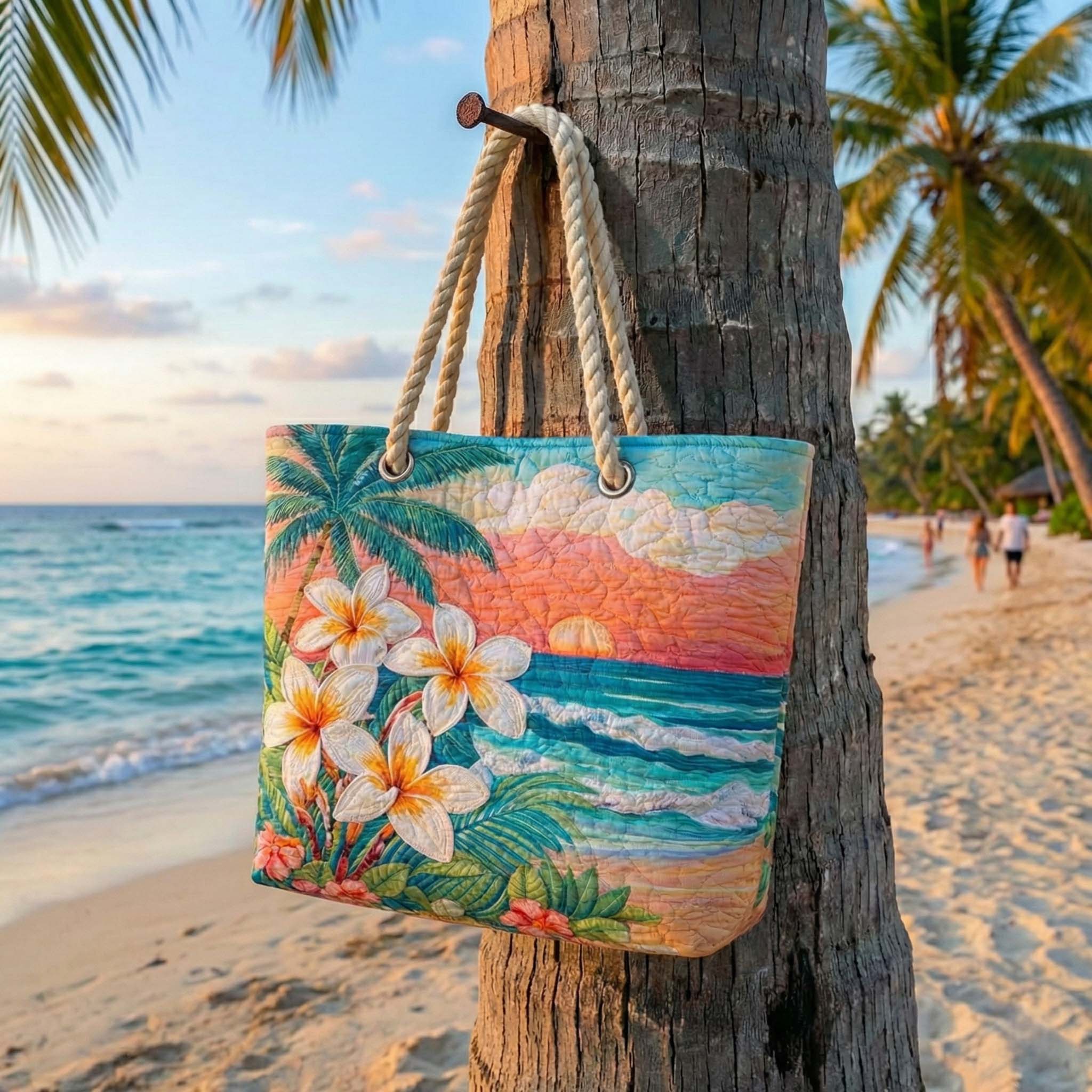 Borsa da Spiaggia Fatta a Mano | Spirito Tropicale