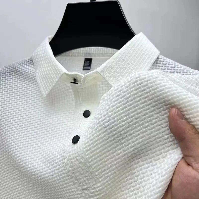 Achetez 1 Recevez-en 2 – Polo Rafraîchissant En Jacquard