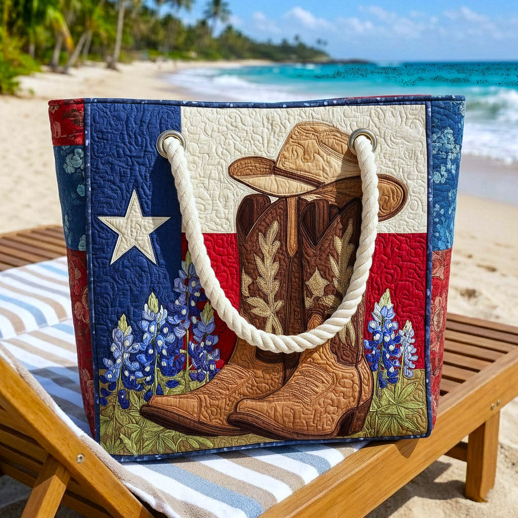 Borsa da Spiaggia Fatta a Mano | Orgoglio del Texas