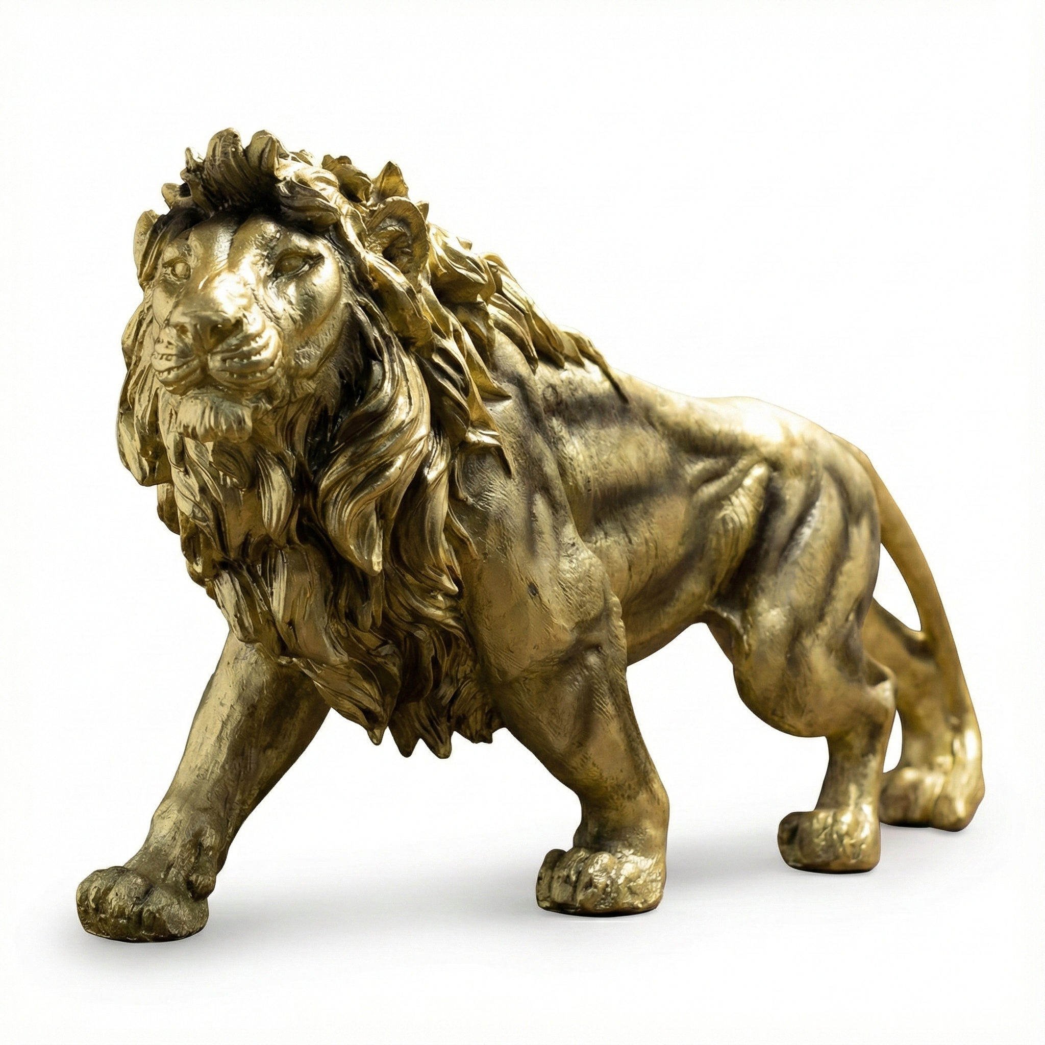Sculpture Lion Doré - EiZak