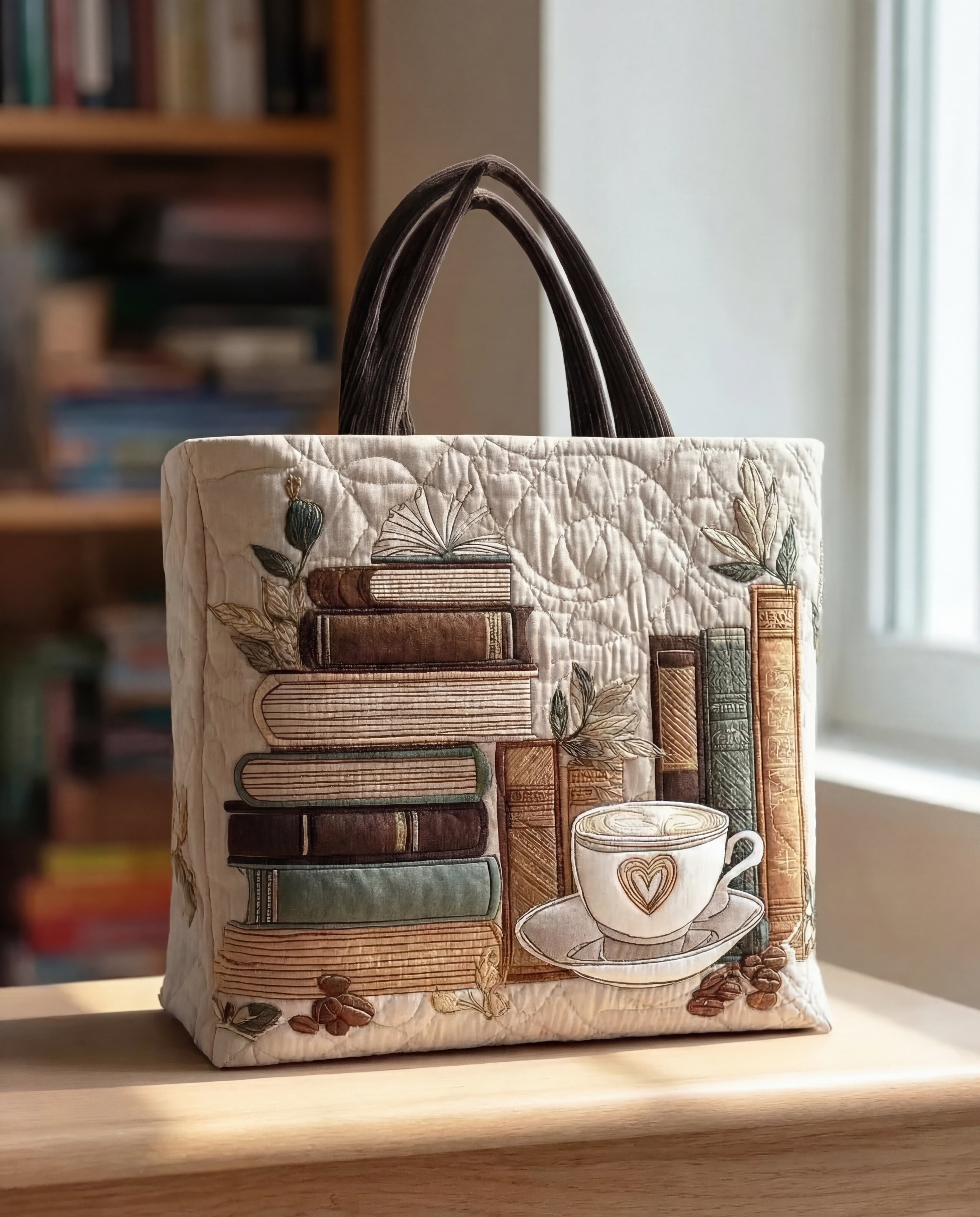 Borsa Artigianale Trapuntata 'Capitolo Caffè'